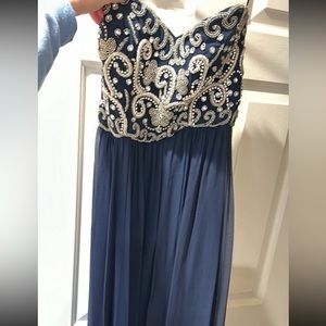 Navy Blue Prom Dress
